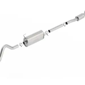 Borla 2017-2020 Ford F250/F350 Super Duty 6.2L Cat-Back Exhaust S-Type System With Black Tip