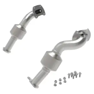 AWE 2016-2023 Toyota Tacoma Twisted Steel Street Series Downpipes w/ Catalytic Converter