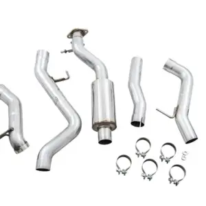 AWE 2021-2023 Ford Bronco 2.3L EcoBoost Cat-Back Exhaust Suite with Single 5" Diamond Black Tip