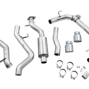 AWE 2021-2023 Ford Bronco 2.3L/2.7L EcoBoost Cat-Back Exhaust Suite with Dual 4.5" Chrome Silver Tips
