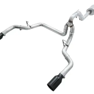 AWE Tuning 2015-2020 Ford F-150 2.7L/3.5L/5.0L Black Tip Dual Rear Exit Cat-Back Exhaust Kit