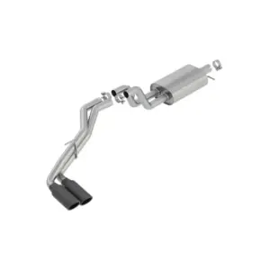Borla 2019-2023 Ford Ranger 2.3L EcoBoost S-Type Cat-Back Exhaust System with Dual Side Exit Black Tip