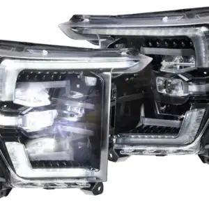 Morimoto 2021-2024 Ford F-150 XB LED Headlights with White DRL Outlines