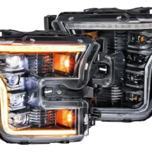Morimoto 2017-2020 Ford F-150 Raptor (Gen 2) XB Gen 2 LED Headlights (Amber Outline)
