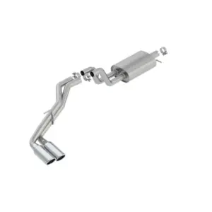 Borla 2019-2023 Ford Ranger 2.3L EcoBoost S-Type Dual Exit Cat-Back Exhaust System with Chrome Tips