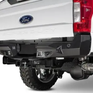 ADD 2017-2022 Ford F250/F350 Super Duty Stealth Fighter Rear Bumper w/ Backup Sensors
